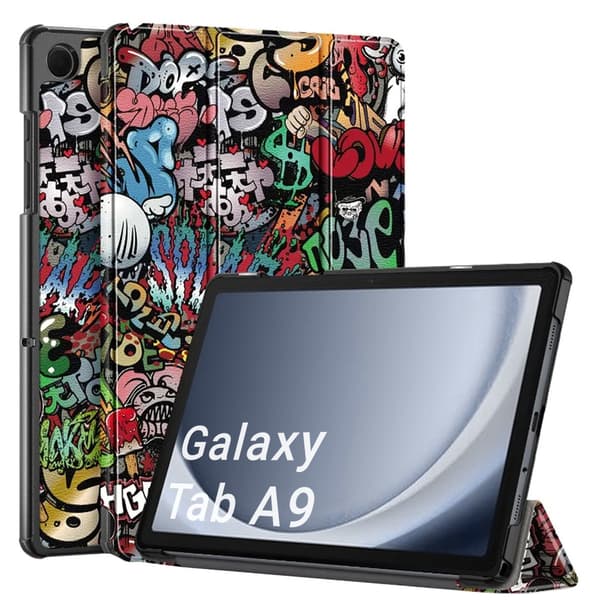 Grafisk etui til Samsung Galaxy Tab A9 8.7 (Graffiti)