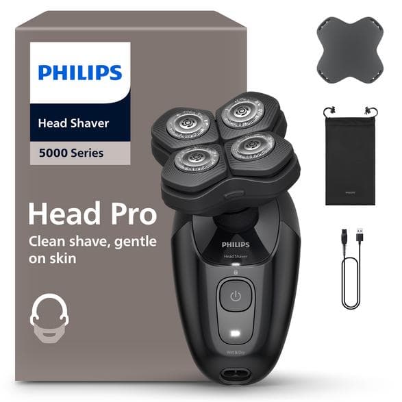 Hovedbarbermaskine PHILIPS HS5980/15 Sort