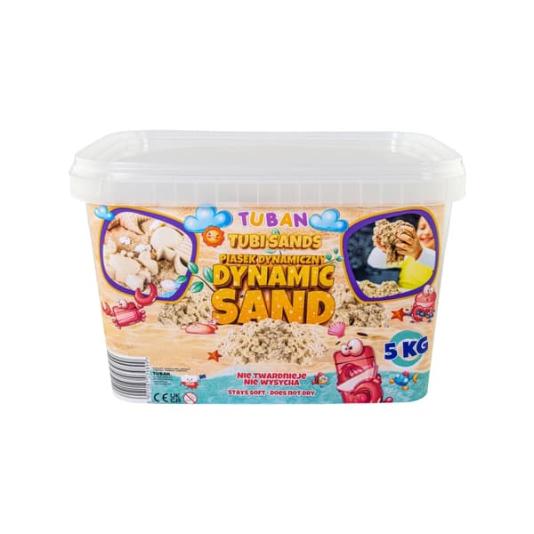 Dynamisk sand - naturlig - ASK 5 kg