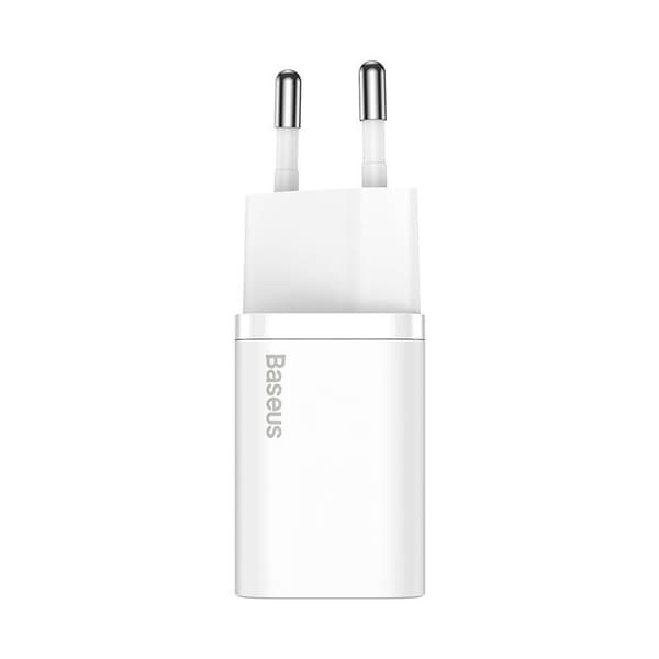 Baseus Super Si Hurtigoplader 1C 30W Vægoplader (Hvid)