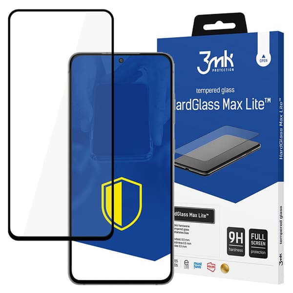 Samsung Galaxy S21 FE 5G - 3mk HardGlass Max Lite Sort
