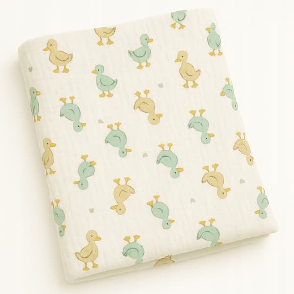 Ducks vuodevaatteet gondoleille 90x50 cm musliini