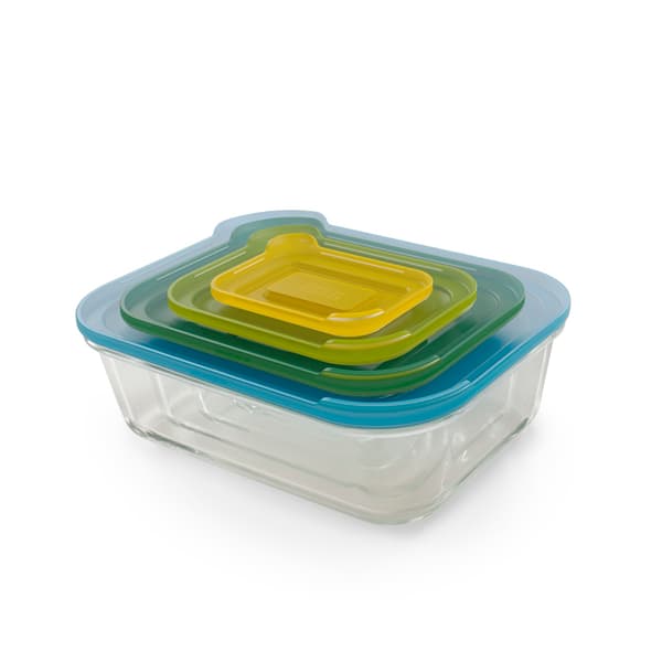 Set med 4 Nest-glas Joseph Joseph-glasmatbehållare