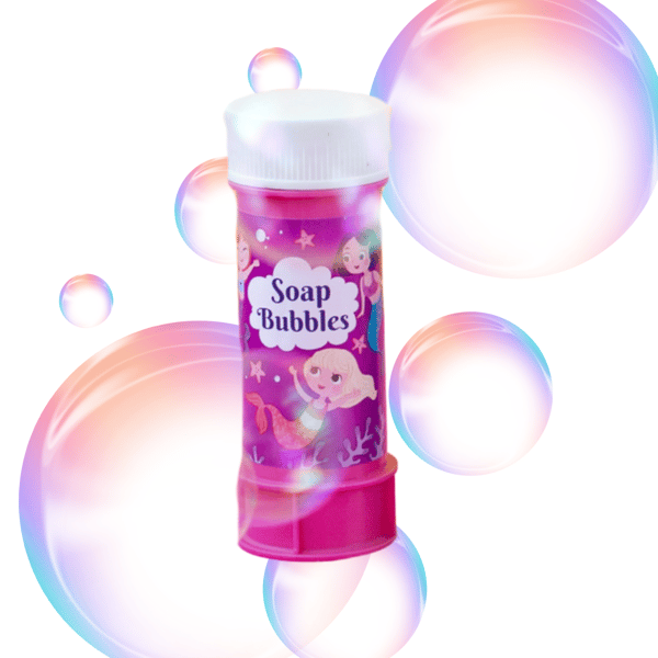 Sjöjungfrusåpbubblor magisk vätska bubbelmaker set 60 ml