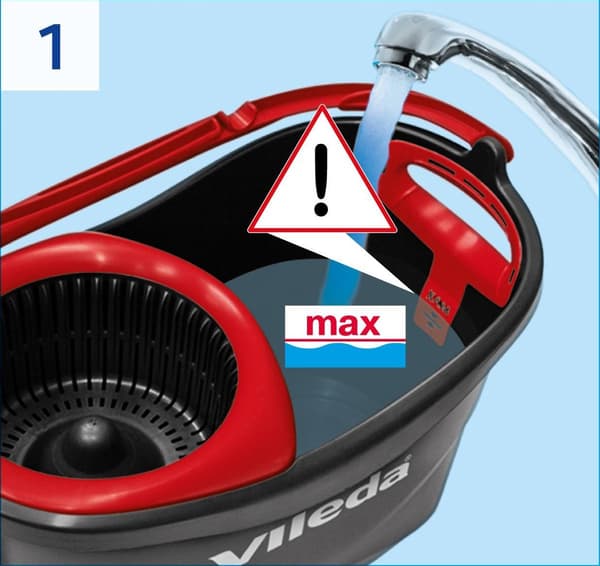 Vileda Moppe Roterende Turbo 3 i 1