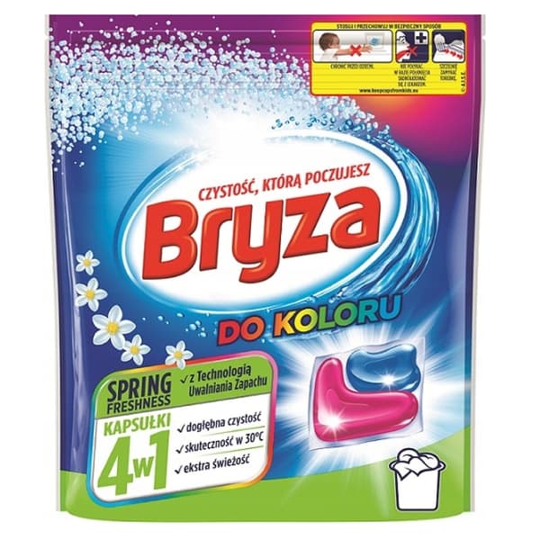Bryza 4w1 Spring Freshness kapselit väriä varten 60