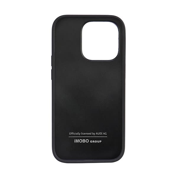 Audi Syntetisk Læder - iPhone 14 Pro Etui (Sort)