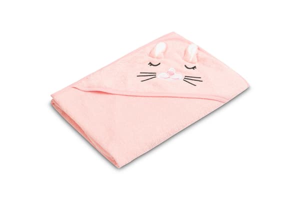Bathfriends badhandduk 100x100 kaninrosa