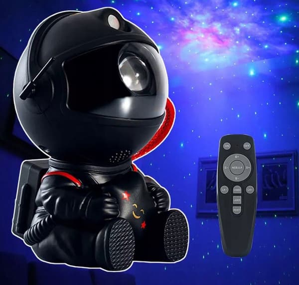 Stjerneprojektor Astronaut Stjerner Natlampe LED Laserprojektor