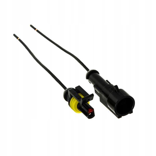 Hermetisk stikforbindelse SUPERSEAL 1 pin 1.5 med bilkabel