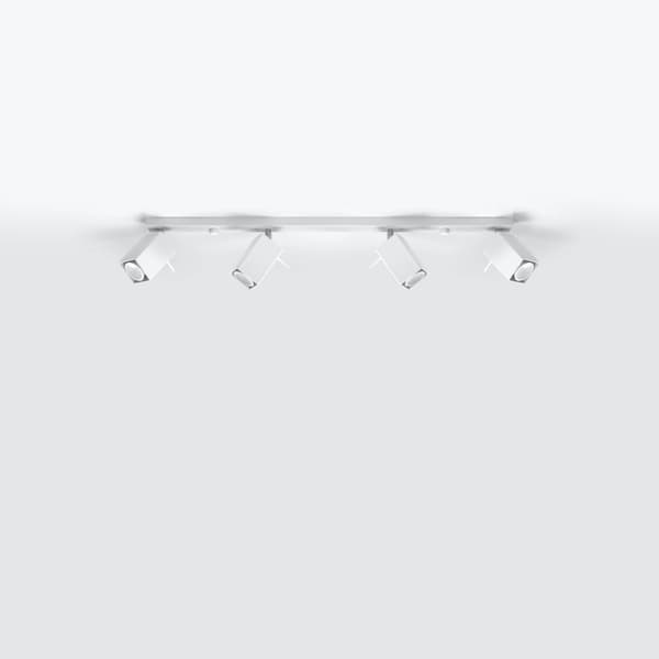 TAKLAMPA MERIDA 4 GU10 VIT SOLLUX SL.0463