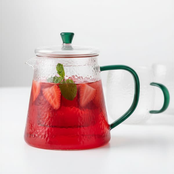 1L TEIGN + 2 GLAS 300 ML GRÖNT GLASÖRA