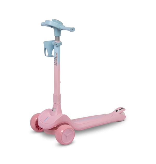 3-hjulig sparkcykel satura rosa