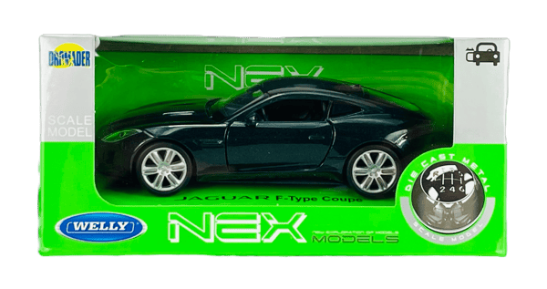 Welly Jaguar F-type vihreä 1:34 43699
