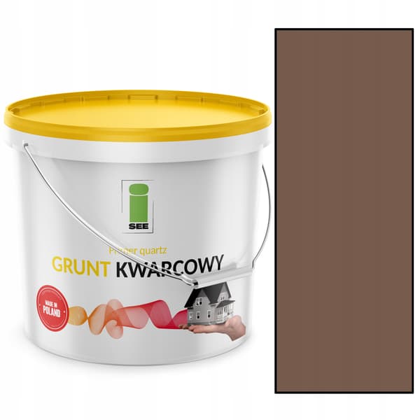 Mörkbrun mosaikputsgrund 15 kg