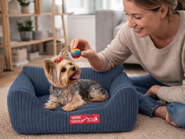 HUNDESENG FLØJL BLÅ S (10)