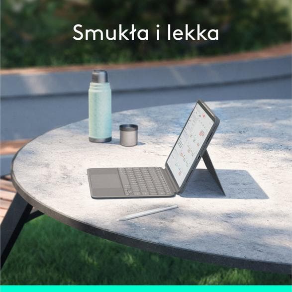 LOGITECH Combo Touch Tastaturcover til Apple iPad Air 11 (M2) Grå