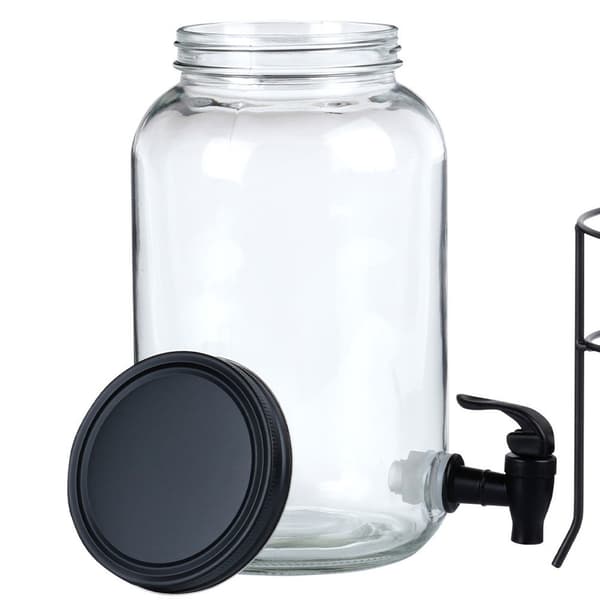 Lasinen juomapurkki hanalla 3,2 l