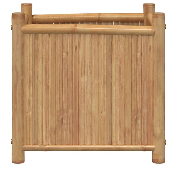 vidaXL Urtepotte, 50x50x50 cm, Bambus