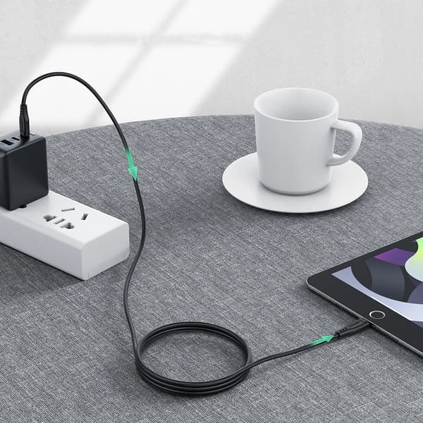 Acefast C3-01 Lightning - USB-C PD-kabel 30W 3A 480Mb/s 1,2m - Vit