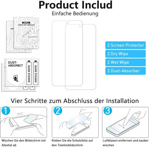 2 stk. 9H hærdet glas til Samsung Galaxy S22+