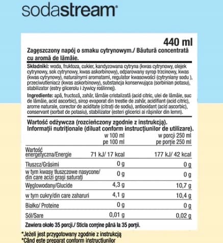 SODASTREAM Mirinda Zero + Lemonade sockerfri sirapsset för sodafontän