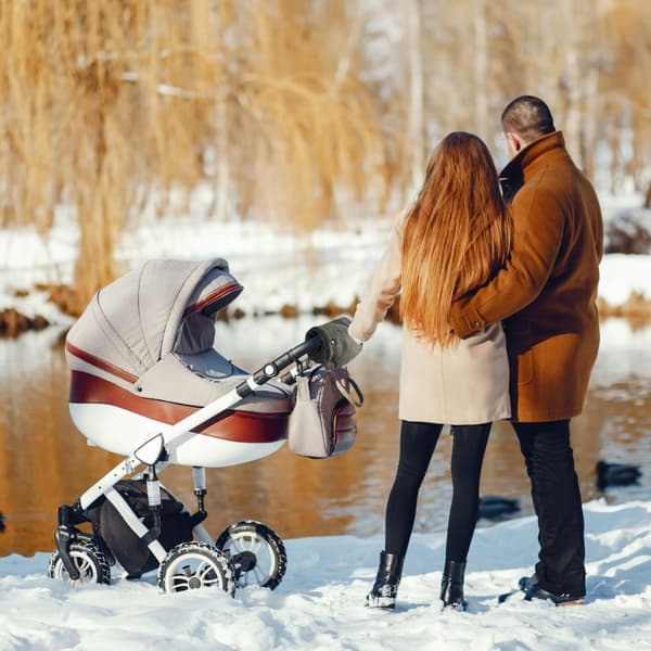 Barnvagnsfodral, handmuff för pulka, isolerad, vinterfleece