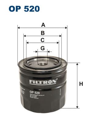 OP520 FILTRON OLIEFILTER