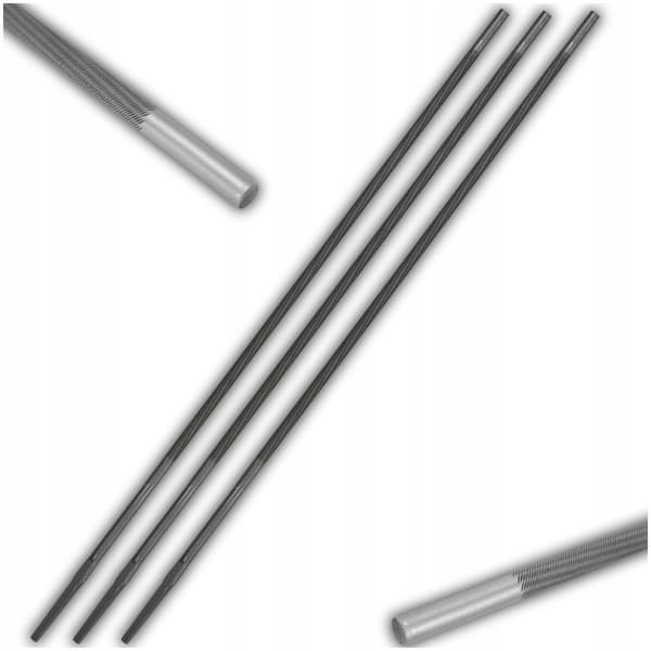 3 STK. KÆDEFIL FILER BENZIN SAVKÆDE 4,5 mm