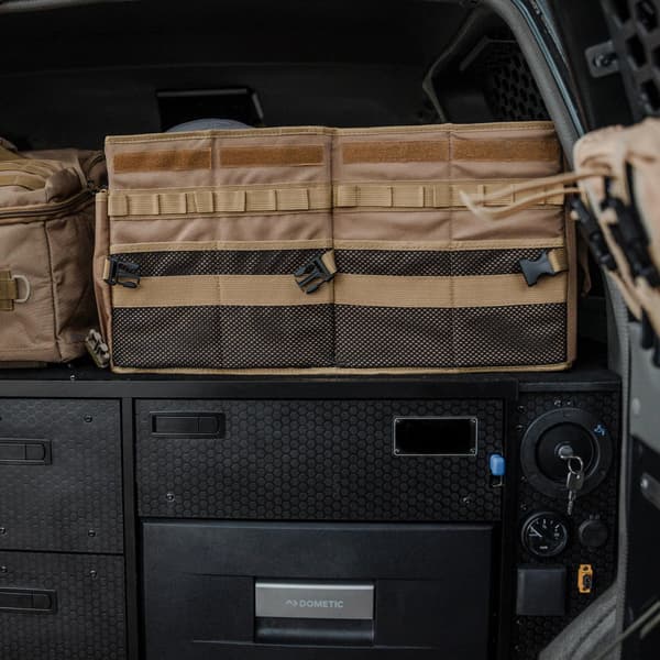 OFFLANDER universell vikbar organizer för bagageutrymme 75L
