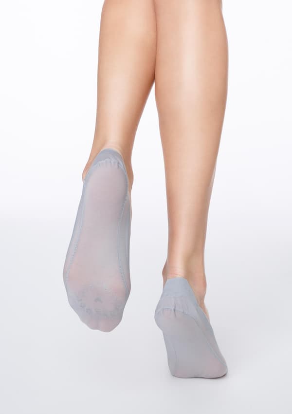 Glatte ankelstrømper grå Lux Line Normal ABS Marilyn GREY 35/41