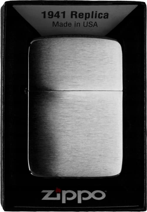 ZIPPO Lighter REPLIKA BØRSTE KROM Gavesæt nr. 2