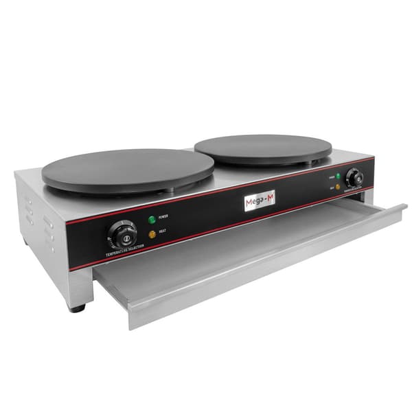 Mega-M pandekagepande dobbelt 2x3000W