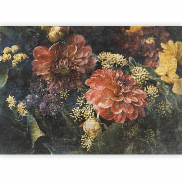 Fototapet - Retro blomster - første variant