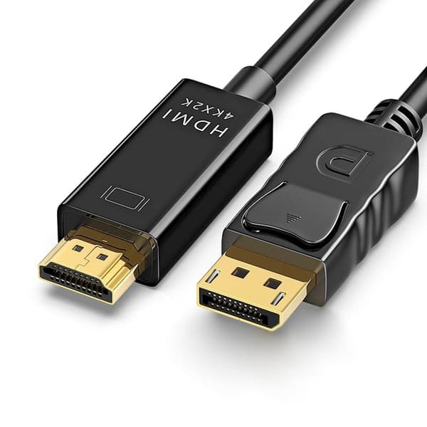 DisplayPort DP til HDMI adapterkabel 4K 1,8 m