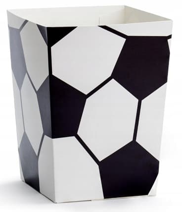 Popcornlådor boll, mix, 7x7x12cm, 6 st.