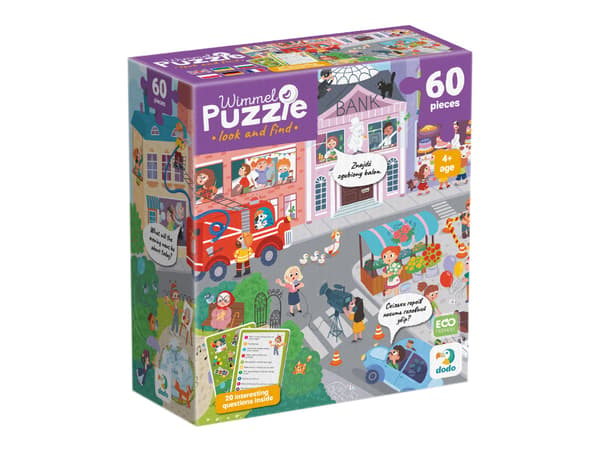Puslespil "Professionsby", 60 brikker, DODO, 300662