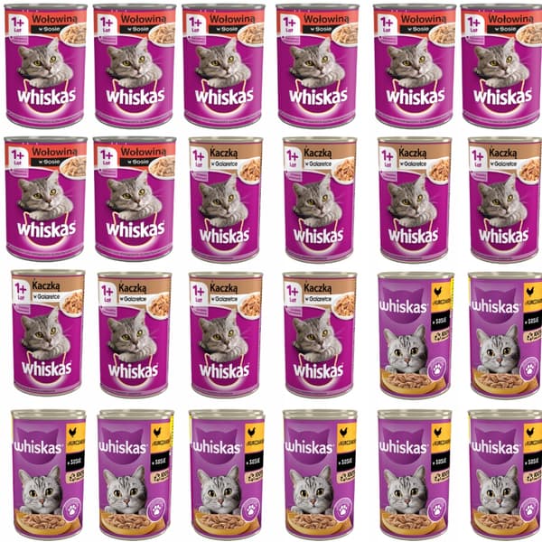 Whiskas MIX OF FLAVORS vådfoder til katte 24 x 400 g