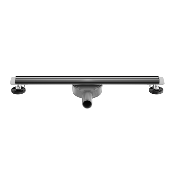 Slim&Low ProLine avlopp i metall, 70 cm, grafitgrå