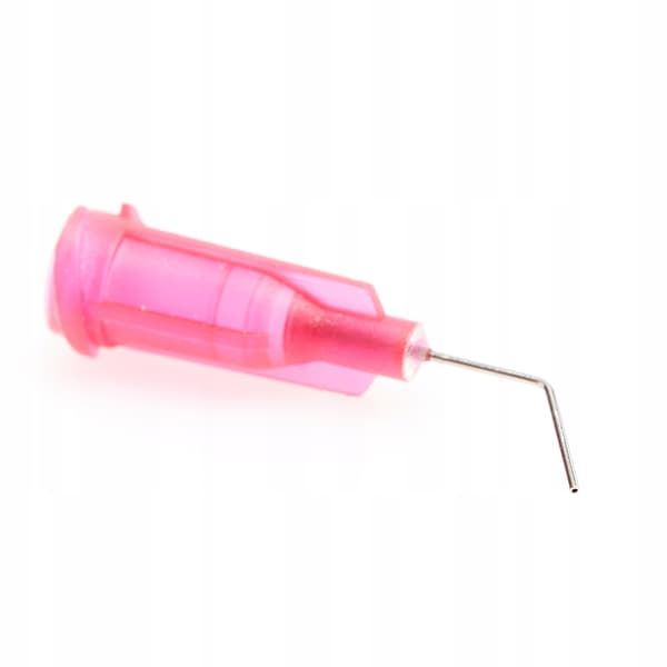 Fluksiannosteluneula 25G (kaareva)