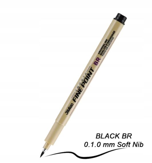 Fineliner-kynät luonnosteluun, 9 kpl