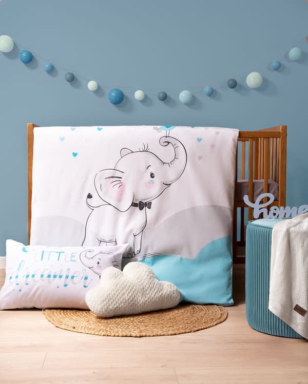 Bambus sengetæppe Elephant 100x135 detexpol