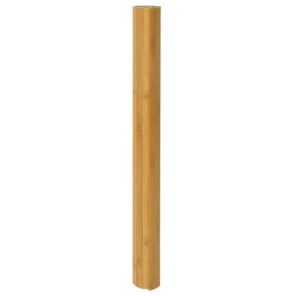 vidaXL Rektangulär matta, naturlig, 60x500 cm, bambu
