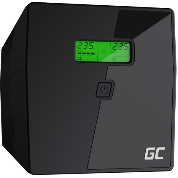 Green Cell UPS08 1000VA 700W musta keskeytymätön virtalähde