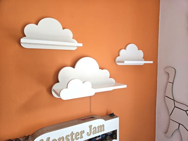 Laguna Prestige Cloud-hylder med lampefunktion