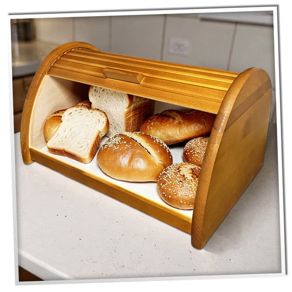 Puinen leipäastia iso vaaleanruskea