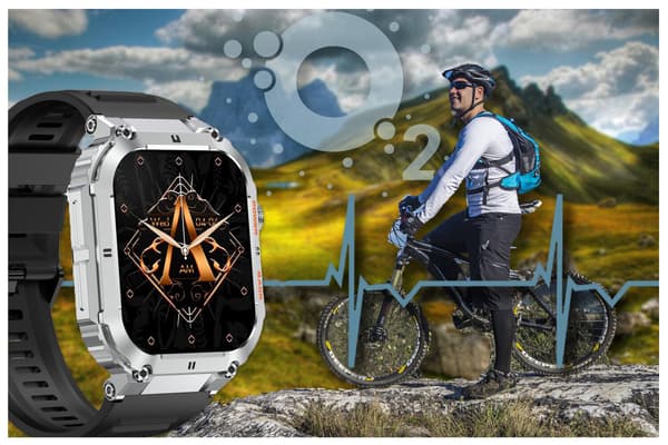 GRAVITY GT6-5 HERRE SMARTWATCH - OPKALD, SØVNMONITOR (sg020e)