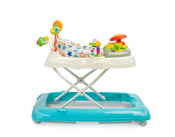 Stepp rollator lyseblå