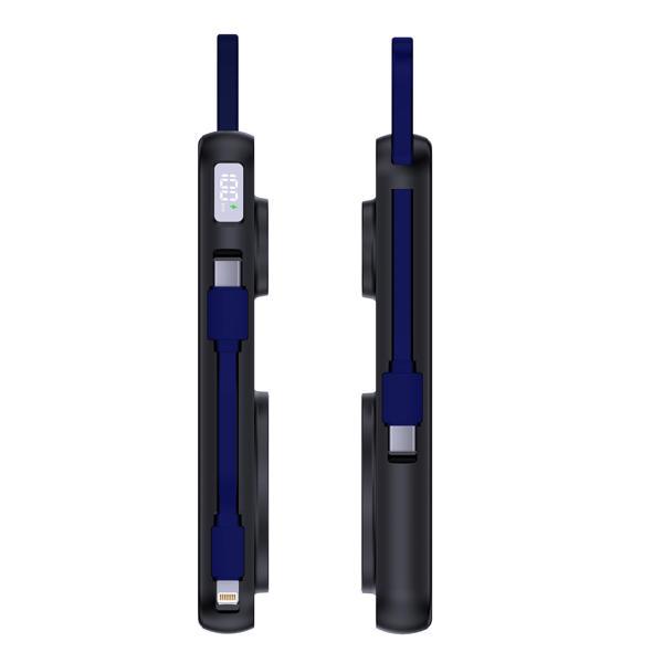 Tilbehør - 3mk PastelUp 10.000mAh 22,5W USB 1A1C-Sort