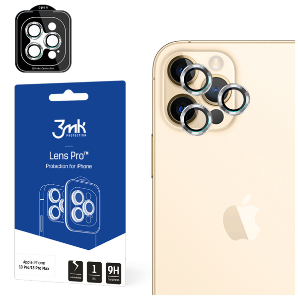 Apple iPhone 12 Pro Max - 3mk Linsskydd Pro Silver